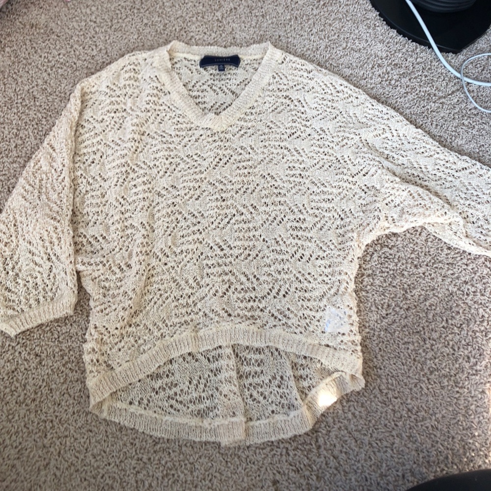 Lumiere Crochet summer sweater
